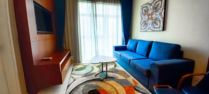 Service Residence for Rent at Tribeca - KS Chan - Living Room - PropertyGuru.com.my
