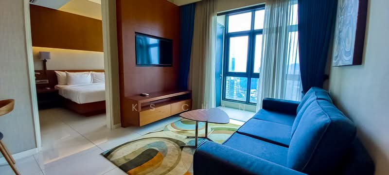 Service Residence for Rent at Tribeca - KS Chan - Living Room - PropertyGuru.com.my