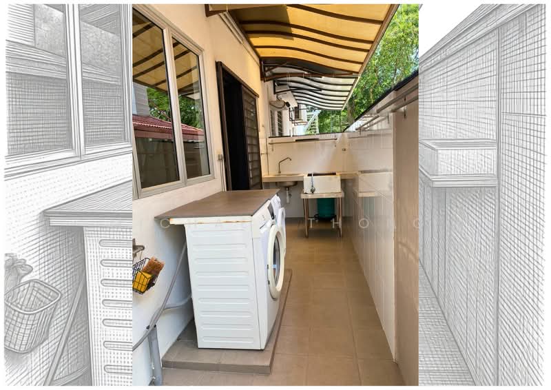 2-storey Terraced House for Sale in Shah Alam (Selangor) - Michael Thong - Covered Backyard - PropertyGuru.com.my