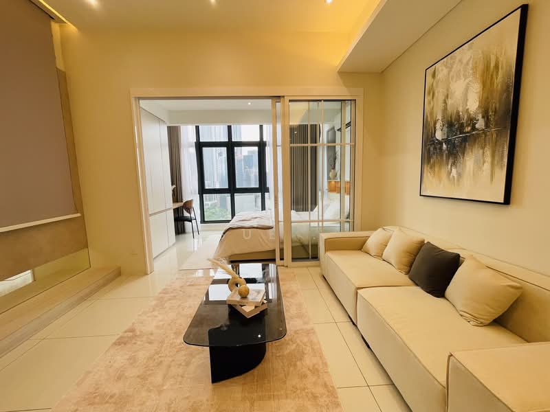 Servis Apartment untuk Dijual di Tribeca - Sue . - Living Room - PropertyGuru.com.my