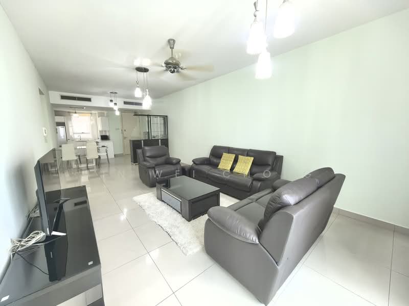 Servis Apartment untuk Disewa di Solaris Dutamas - Jin Wei Chong - Living Room - PropertyGuru.com.my