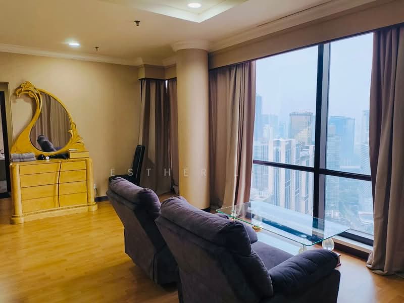 Service Residence for Sale at Berjaya Times Square - Esther Low - Living Room - PropertyGuru.com.my