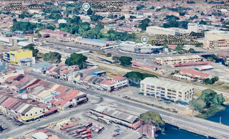 Kedai untuk Dijual di Taman Pekan Baru (Sungai Petani) - Calvin Fong - Location of property - PropertyGuru.com.my