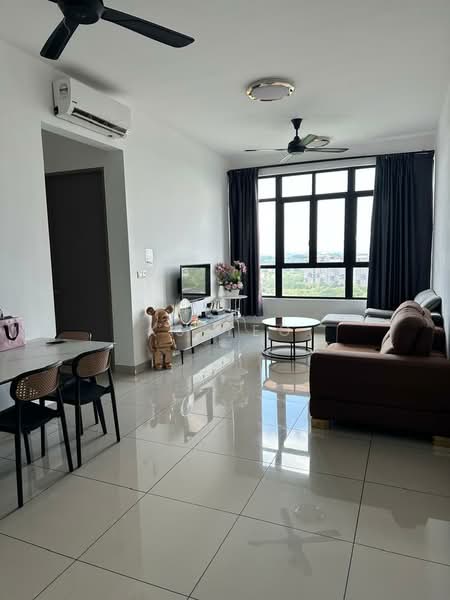 Servis Apartment untuk Dijual di Zentro Residences Serviced Apartment - KS Yeo - Living Room - PropertyGuru.com.my