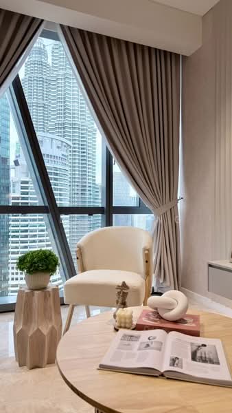Service Residence for Sale at TRX Residences - Alex Yong - Living Room - PropertyGuru.com.my