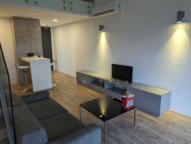 Servis Apartment untuk Disewa di Sky Park - Jason Chiam - Living Room - PropertyGuru.com.my