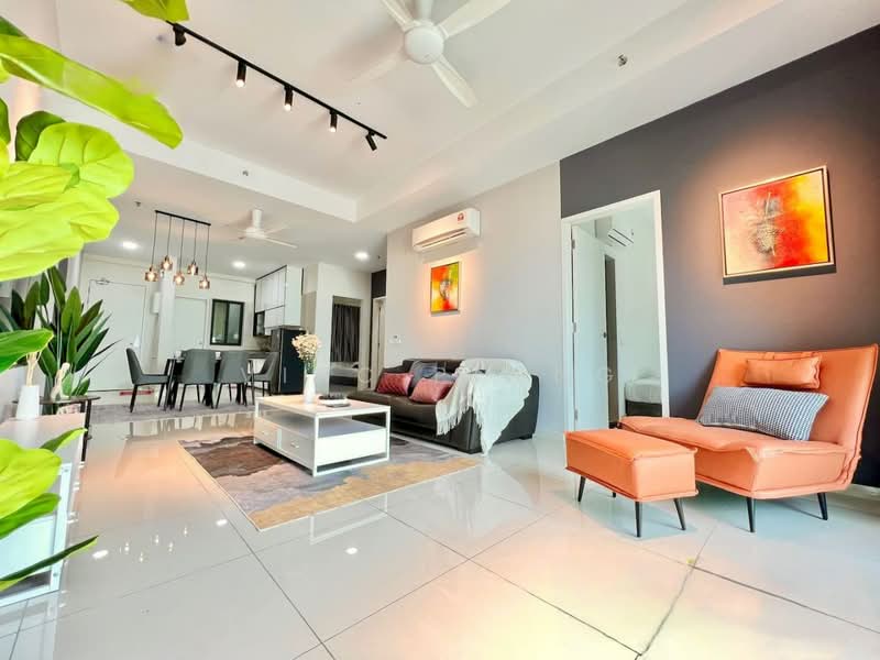 Servis Apartment untuk Dijual di Ong Kim Wee Residence - Vinc Pheng - Living Room - PropertyGuru.com.my
