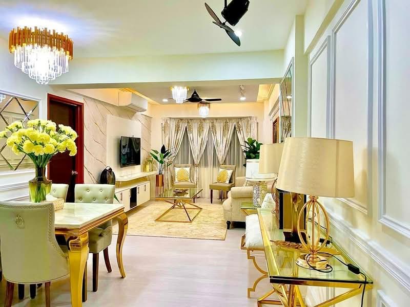 Kondominium untuk Dijual di Danau Idaman - Nurra Eikin - Living Room - PropertyGuru.com.my