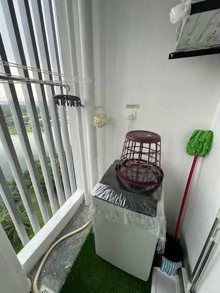 Service Residence for Rent at Dorsett Waterfront Subang - Gordon Ling - Balcony - PropertyGuru.com.my