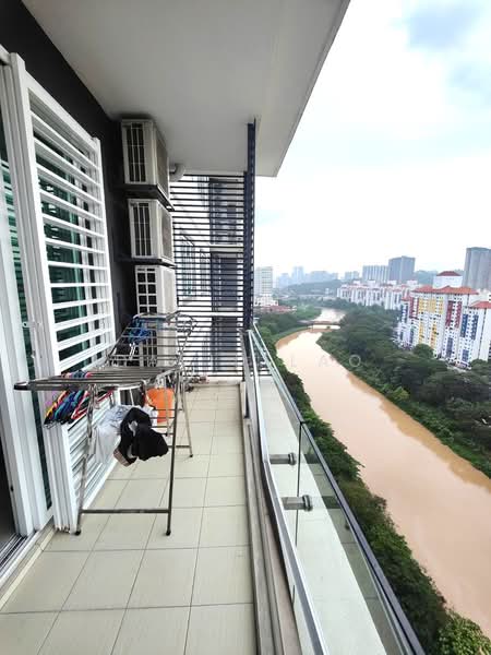 Service Residence for Rent at Southbank Residence - David Lao - Balcony - PropertyGuru.com.my