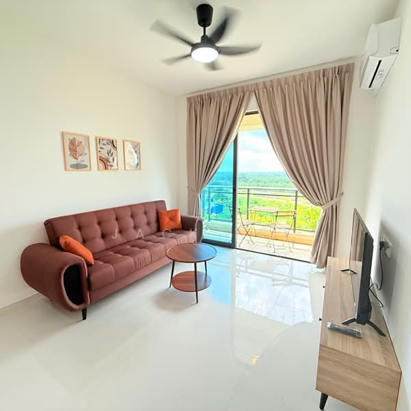 Pangsapuri untuk Disewa di Starview Bay @ Forest City - Jack Tey - Living Room - PropertyGuru.com.my