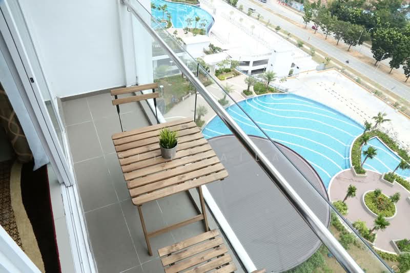 Condominium for Rent at Dwiputra Residences - Siti Haila - Balcony - PropertyGuru.com.my