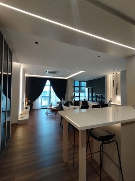 Service Residence for Sale at The Corliss Residence @ The NorthBank - Michelle Teo - Living Room - PropertyGuru.com.my