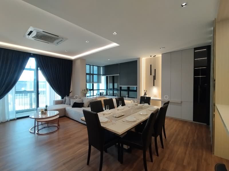 Service Residence for Sale at The Corliss Residence @ The NorthBank - Michelle Teo - Living Room - PropertyGuru.com.my
