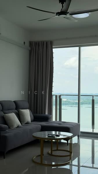 Service Residence for Rent at Vista Tiara (MBW Bay) - Nick Low - Living Room - PropertyGuru.com.my