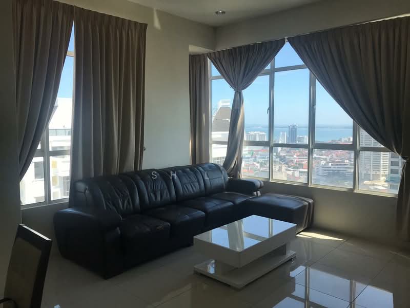 Servis Apartment untuk Disewa di Birch Regency @ Penang Times Square - SH Lim - Living Room - PropertyGuru.com.my