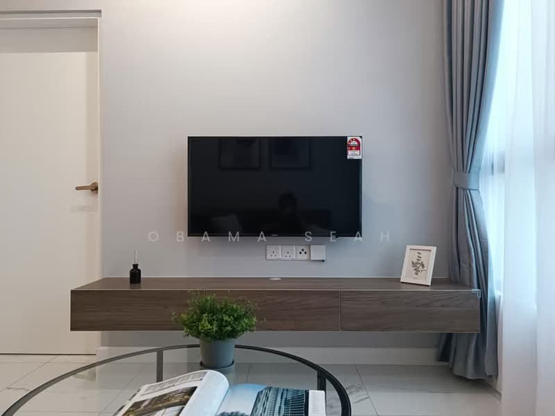 Service Residence for Sale at Cubic Botanical - Obama Seah - Living Room - PropertyGuru.com.my