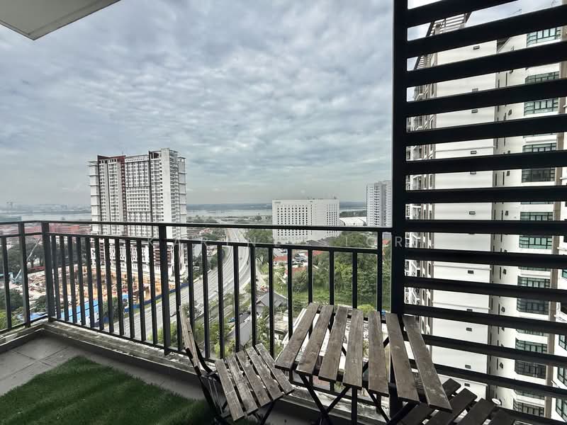 Servis Apartment untuk Disewa di Citywoods - Karine Sior - Balcony - PropertyGuru.com.my