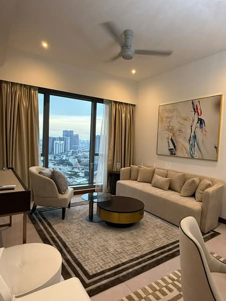 Service Residence for Rent at Core Residence @ TRX - Dexter Lim - Living Room - PropertyGuru.com.my