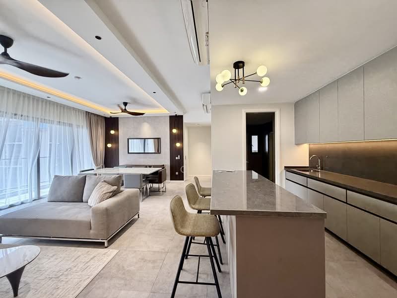Condominium for Rent at Allevia - Nic Lu - Living Room - PropertyGuru.com.my