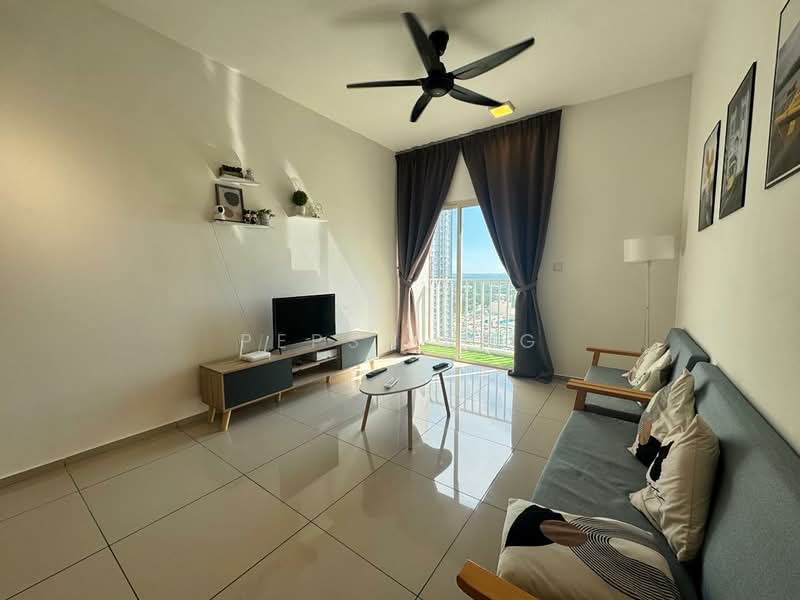 Servis Apartment untuk Disewa di The Tresor @ Gravit8 - Pepsi Ang - Living Room - PropertyGuru.com.my