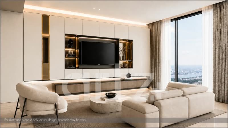 Servis Apartment untuk Disewa di Pavilion Damansara Heights - Jovie Lim - Living Room - PropertyGuru.com.my