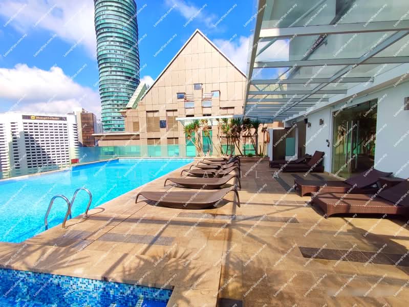 Service Residence for Sale at Cormar Suites (Fraser Place (Lot 163)) - Lisa Azila - Pool - PropertyGuru.com.my