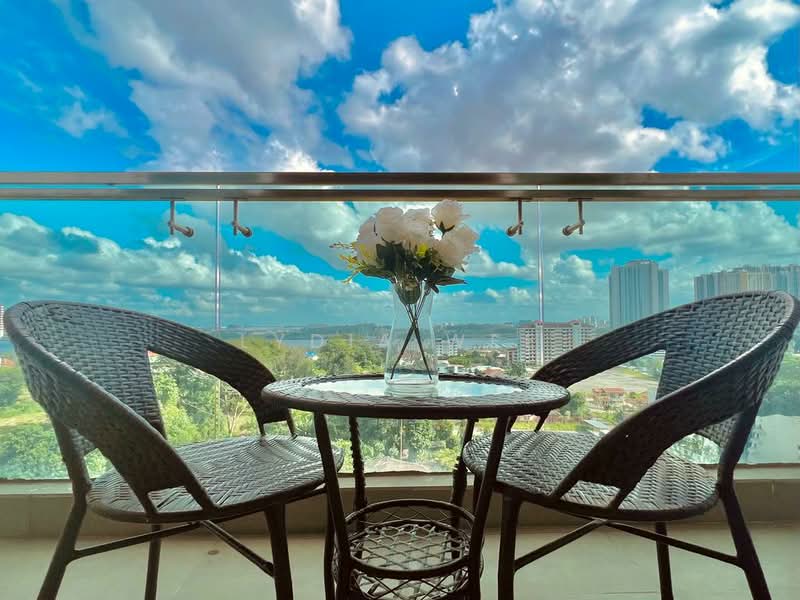Servis Apartment untuk Disewa di Paragon Suites @ CIQ - Lydia Wee - Balcony - PropertyGuru.com.my