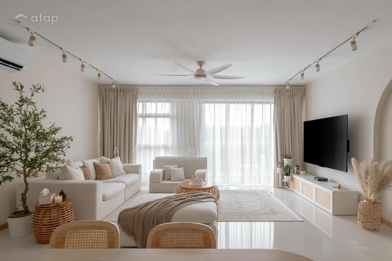 Servis Apartment untuk Dijual di Emerald 9 - Aaron Ang - Living Room - PropertyGuru.com.my