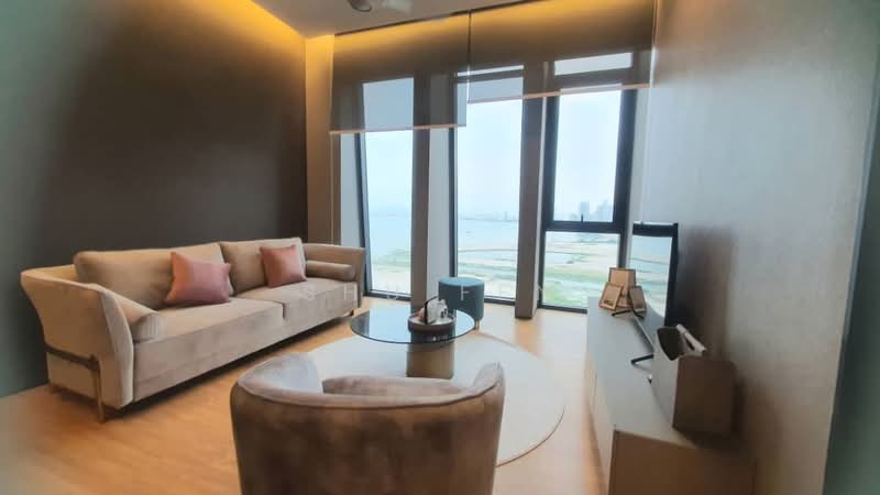 Servis Apartment untuk Dijual di City of Dreams - Shu Fen - Living Room - PropertyGuru.com.my