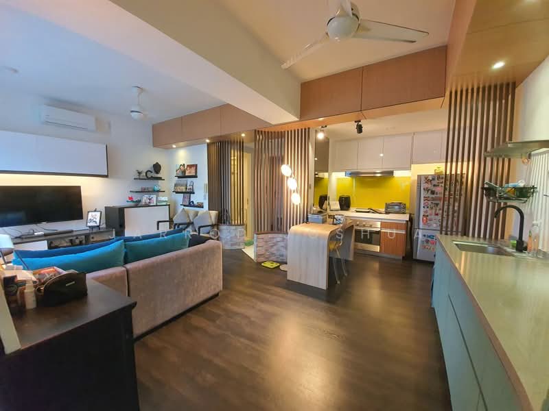 Kondominium untuk Disewa di Tiffani Kiara - Jarrod Joshua - Living Room - PropertyGuru.com.my