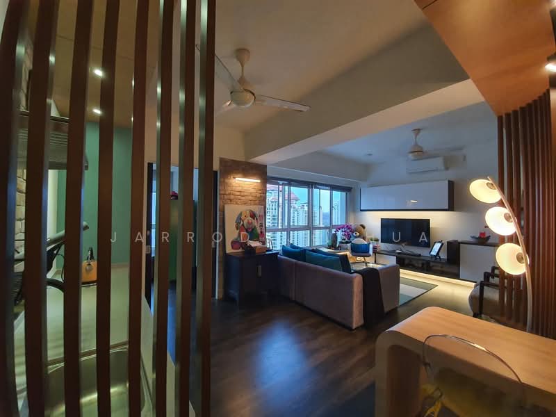 Kondominium untuk Disewa di Tiffani Kiara - Jarrod Joshua - Living Room - PropertyGuru.com.my