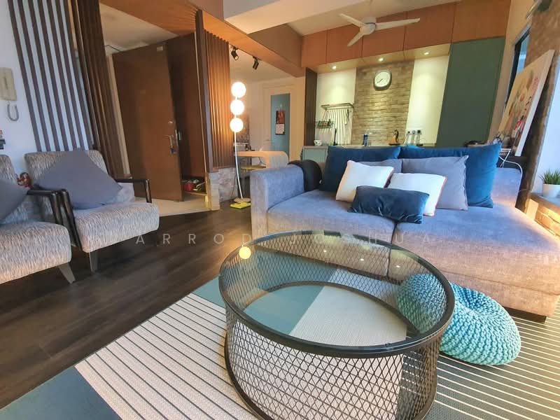 Kondominium untuk Disewa di Tiffani Kiara - Jarrod Joshua - Living Room - PropertyGuru.com.my