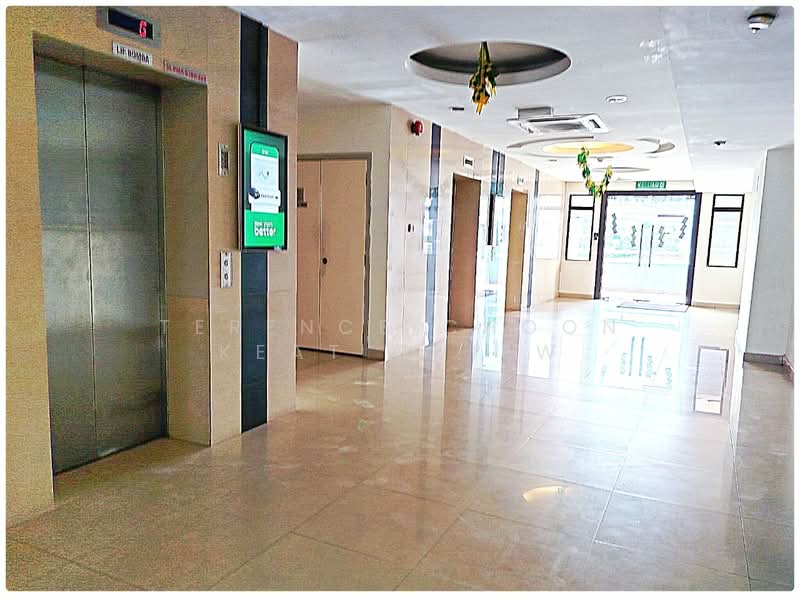 Air-conditioned lobby