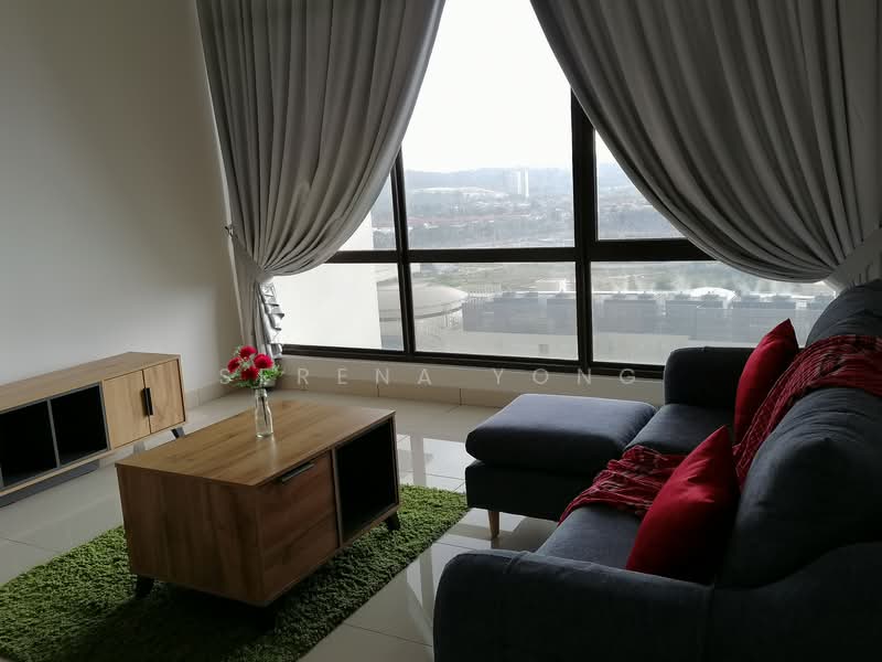 Servis Apartment untuk Disewa di The Park Sky Residence - Serena Yong - Living Room - PropertyGuru.com.my