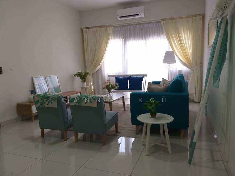 Kondominium untuk Disewa di The Wharf Residence - Cannon Koh - Living Room - PropertyGuru.com.my
