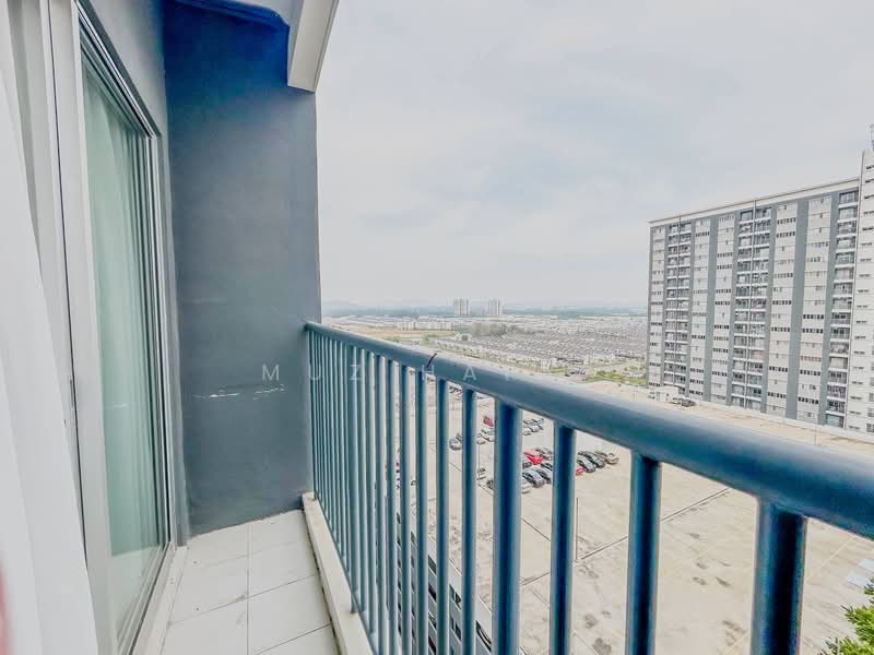 Servis Apartment untuk Dijual di Kita Impian @ Cybersouth - Muz Hafiz - Balcony - PropertyGuru.com.my