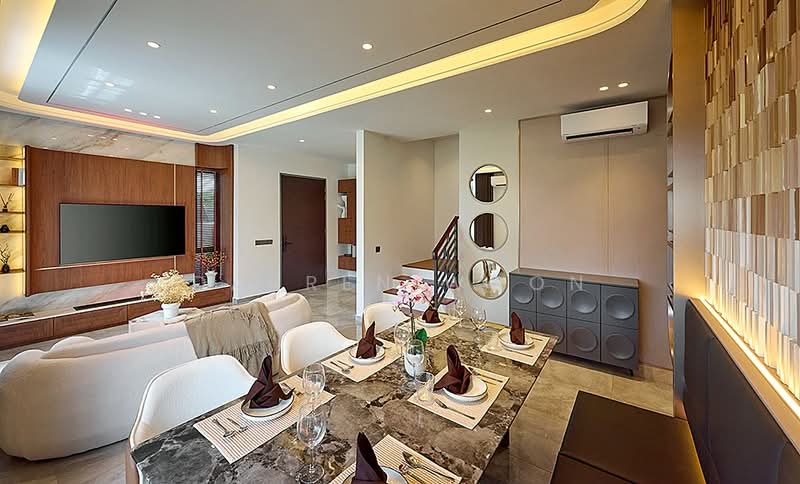 Cluster House for Sale in Permas Jaya (Johor) - Darren Woon - Living Room - PropertyGuru.com.my
