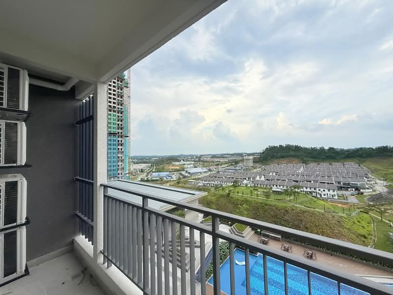 Service Residence for Rent at Mori Residences 2 - Poh Kwen Kok - Balcony - PropertyGuru.com.my