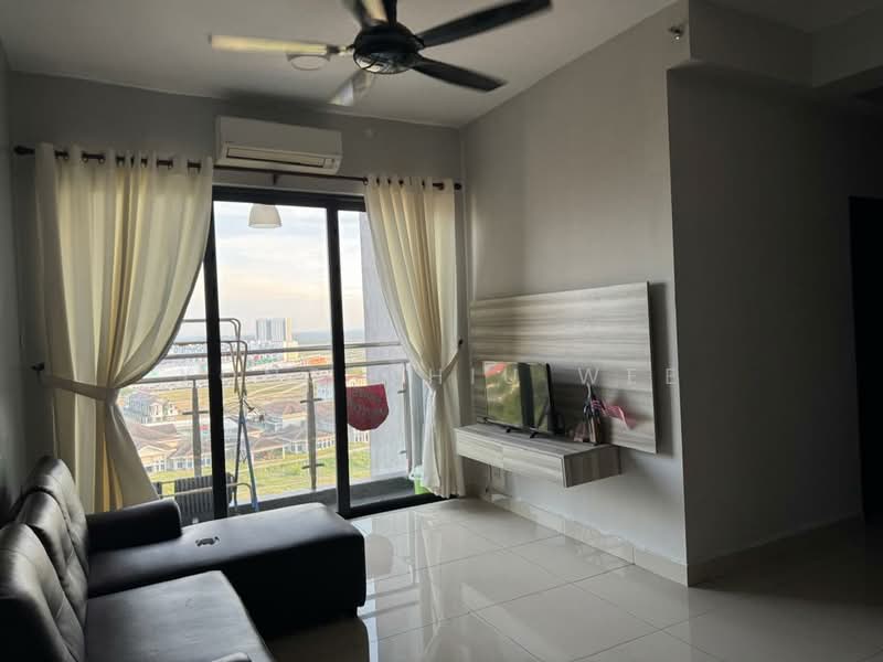 Servis Apartment untuk Disewa di Sky River Front Service Apartment - Yong Chiu Wee - Living Room - PropertyGuru.com.my