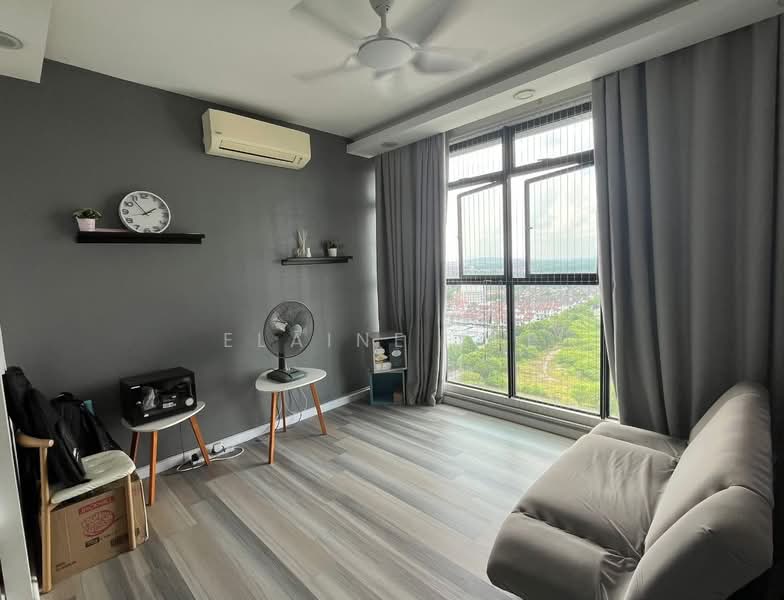 Service Residence for Sale at The Garden Residences - Elaine See - Living Room - PropertyGuru.com.my