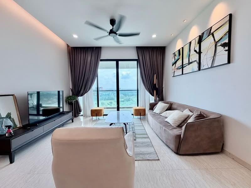 Kondominium untuk Dijual di The Marina View - Jeny Loo - Living Room - PropertyGuru.com.my