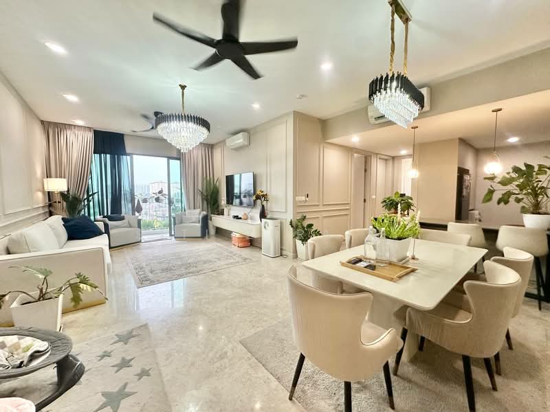 Service Residence for Rent at Datum Jelatek Residence - Siti Zuraini - Living Room - PropertyGuru.com.my