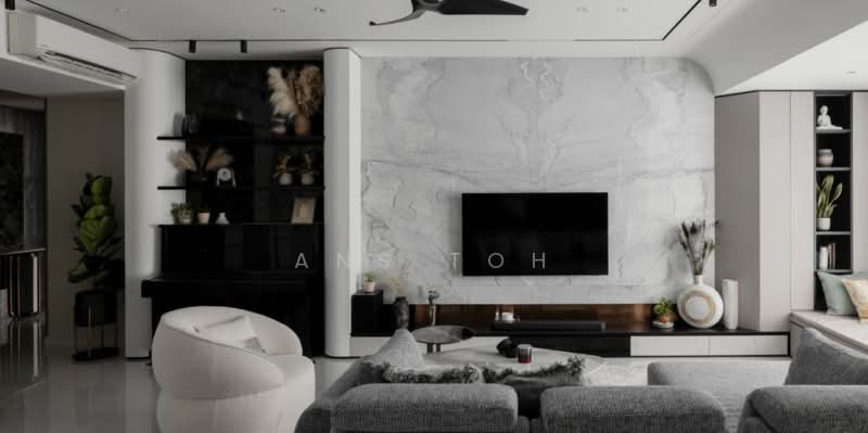 Condominium for Sale at The Treez Jalil Residen - ANS TOH - Living Room - PropertyGuru.com.my