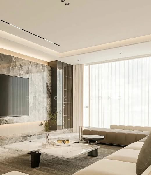 Servis Apartment untuk Dijual di Tujuh Residences - Chloe Leong - Living Room - PropertyGuru.com.my