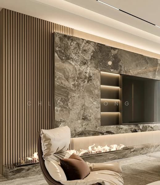 Servis Apartment untuk Dijual di Tujuh Residences - Chloe Leong - Living Room - PropertyGuru.com.my