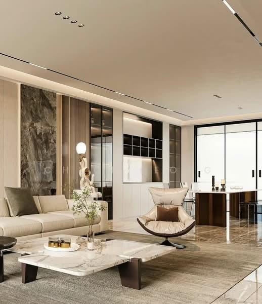 Servis Apartment untuk Dijual di Tujuh Residences - Chloe Leong - Living Room - PropertyGuru.com.my