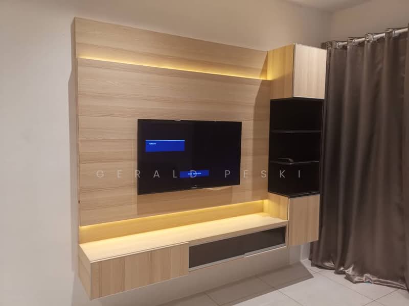 Service Residence for Sale at Meritus Residensi - Gerald Peski - Living Room - PropertyGuru.com.my