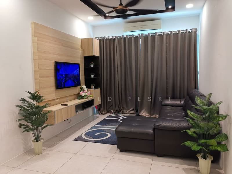 Service Residence for Sale at Meritus Residensi - Gerald Peski - Living Room - PropertyGuru.com.my