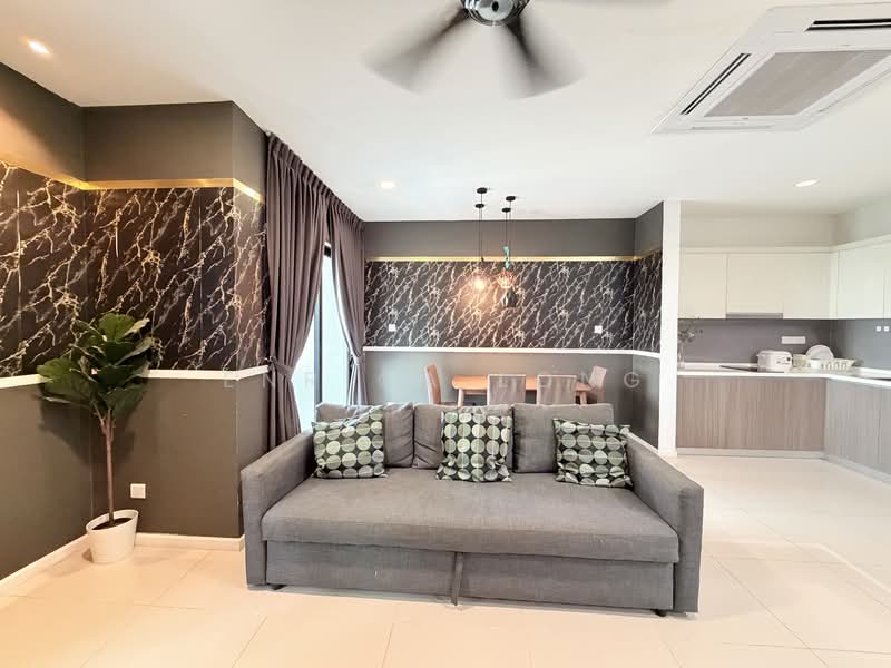 Service Residence for Rent at Suasana Iskandar Malaysia - Enrica Long - Living Room - PropertyGuru.com.my